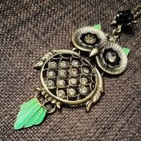 Collana con Ciondolo Snodabile a forma di Gufo