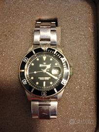 Orologio uomo Sierra stile subacqueo quadrante ner