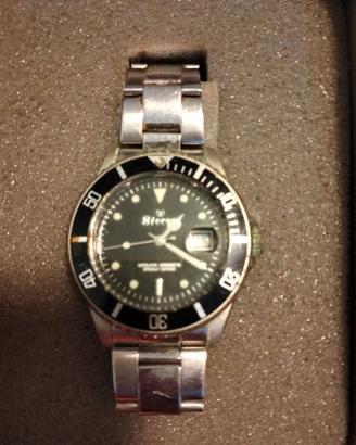Orologio uomo Sierra stile subacqueo quadrante ner