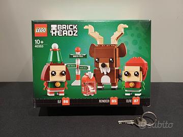 Lego BrickH. Natale 40353 Renna Elfo Elfa, nuovo