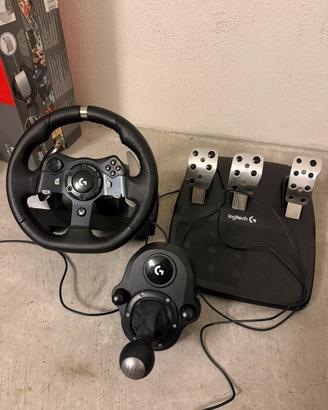 Simulatore volante pedaliera logitech g 920
