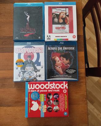 Collezione blu-ray formata da 5 blu-ray