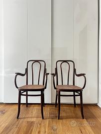 Coppia di Poltroncine Thonet Antiche