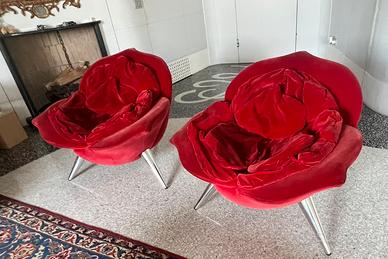 Coppia poltrone Rose Chair EDRA