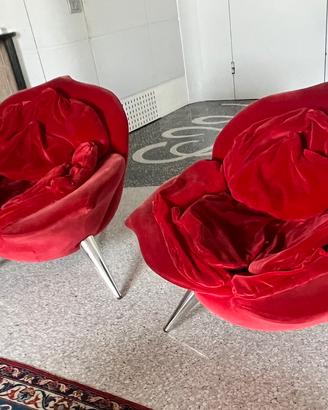Coppia poltrone Rose Chair EDRA