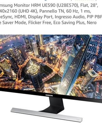 monitor Samsung HRM UE 590