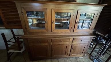 Credenza / vetrina in legno 