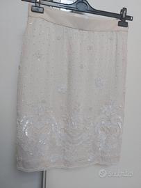 gonna in seta escada couture  tg 36 (40 ita)