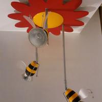 Simpaticissimo lampadario con api