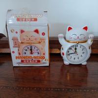 Sveglia Maneki-Neko giapponese