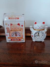 Sveglia Maneki-Neko giapponese