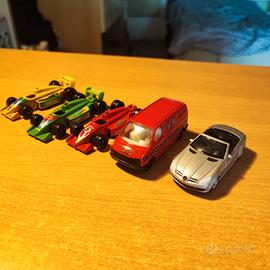 5 Macchinine Welly, Formula 1,VW T4 Van,SLK350
