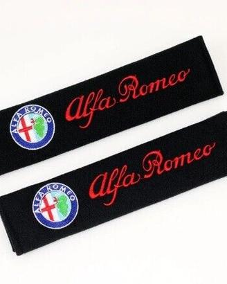 2 COPRI CINTURA DI SICUREZZA IMBOTTITURA ALFA ROME