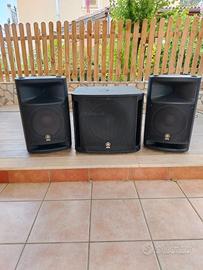 Impianto Audio Yamaha - 2 MSR 400 + 1 SUB MSR 800