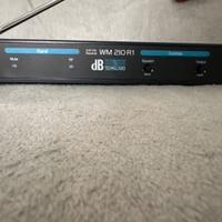 Base centralina microfono wireless DB WM210R1