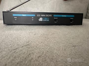 Base centralina microfono wireless DB WM210R1
