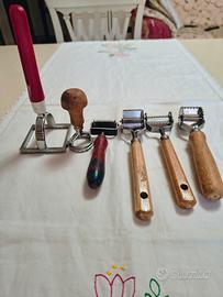 collezione 6 tagliapasta antichi
