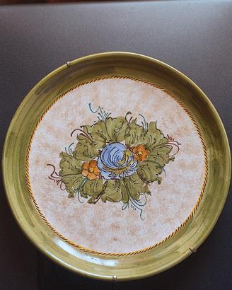 Piatto ceramica Deruta 