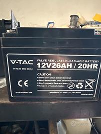 Batteria 12v 26ah V-TAC