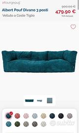 POUF DIVANO Set  marca: BIG BERTHA ORIGINAL