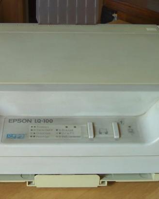 STAMPANTE ad aghi Epson LQ-100, testine a 24 aghi