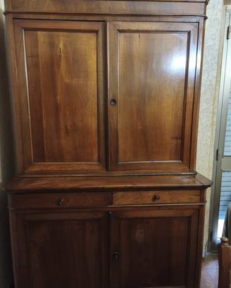 Credenza Francese 1870 in Noce e Radica