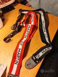 2 cinghie per chitarra Martin originali anni '80