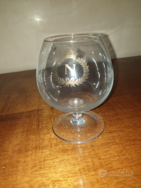 5 bicchieri da brandy Napoleon brand e bordi oro u