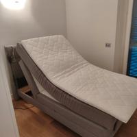 Letto Singolo Elettrico con Box Motorizzati e Topp