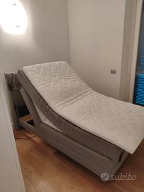 Letto Singolo Elettrico con Box Motorizzati e Topp
