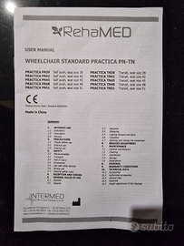 Carrozzina ortopedica practica