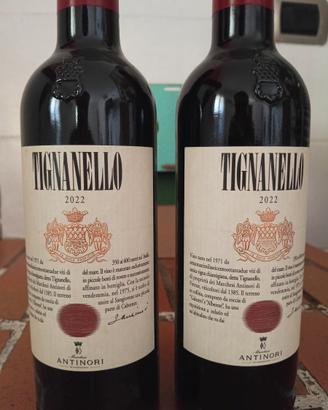 Bottiglie vino tignanello