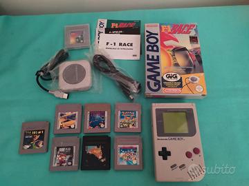 GAME BOY NINTENDO CONSOLE CON GIOCHI E ACCESSORI