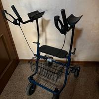 DEAMBULATORE ROLLATOR 4 RUOTE ANTIBRACHIALE