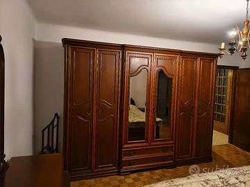 Camera da letto in noce completa