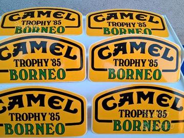 Adesivi camel trophy 1985 borneo