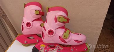 Roller rosa con accessori