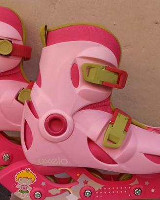 Roller rosa con accessori