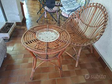 set in rattan da giardino