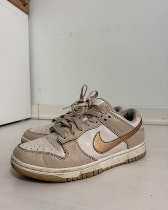 Nike Dunk low beige /oro numero 38.5
