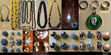 42 Pezzi Bijoux Vintage Originali Anni '60-'70