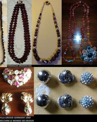 42 Pezzi Bijoux Vintage Originali Anni '60-'70