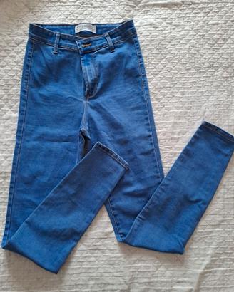 Jeans skinny a vita alta