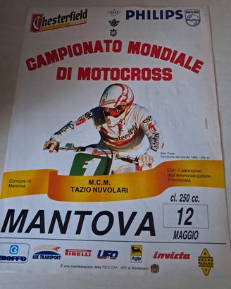 Pubblicità Campionato Mondiale Di Motocross 1991