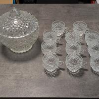 Set vintage originale Walther Kristallglas