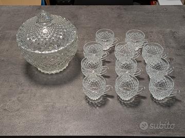 Set vintage originale Walther Kristallglas