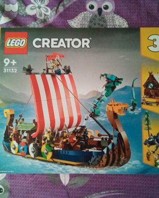 LEGO Creator 31132 Nave Vichinga 3 in 1