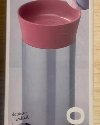 Tazza thermos Leo Berghoff colore rosa