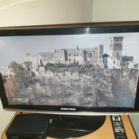 TV UNITED 22" lcd tvd9195 con convertitore audio