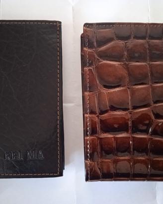 Portafogli uomo vera pelle e similpelle